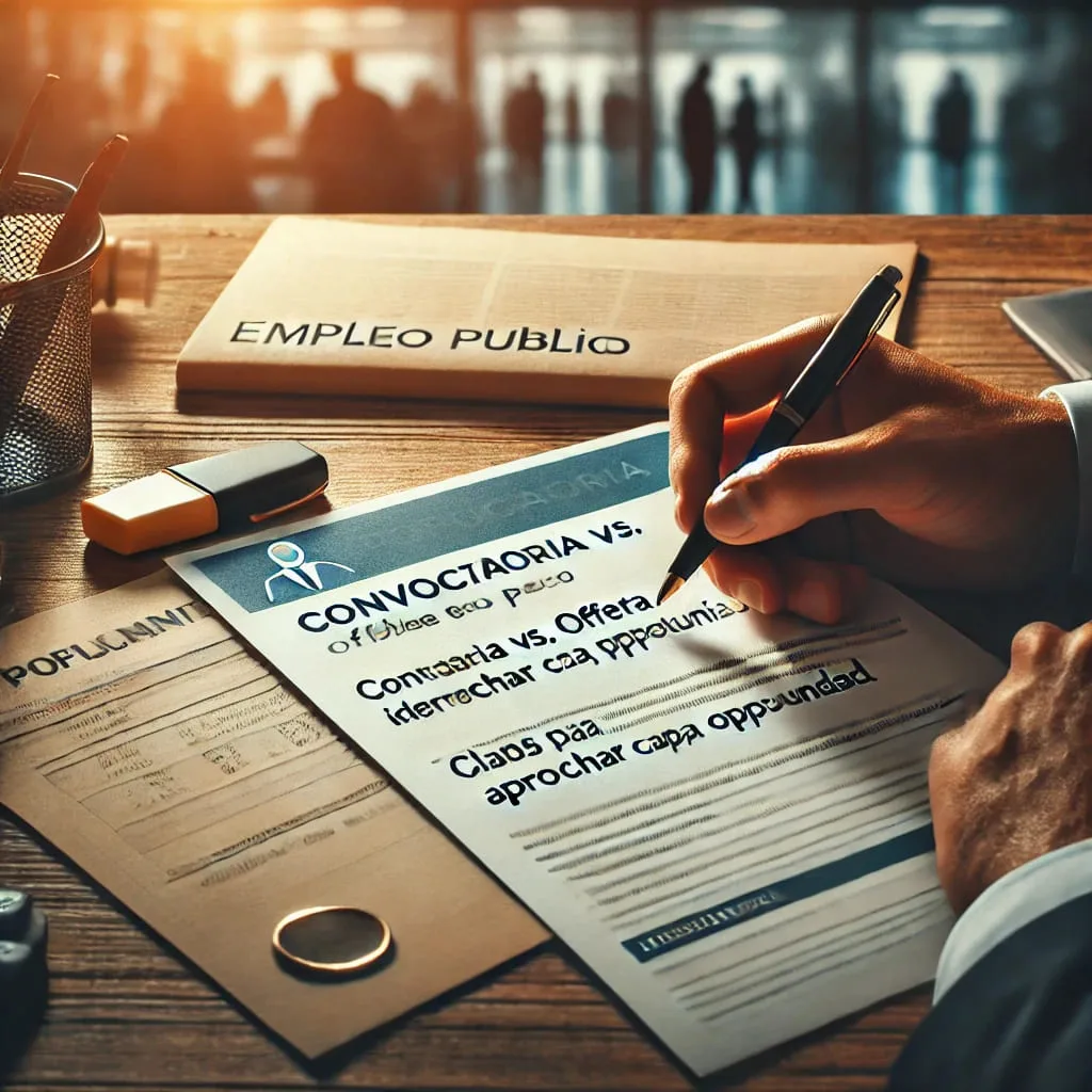 Convocatoria vs. Oferta: Claves para Identificar y Aprovechar Cada Oportunidad