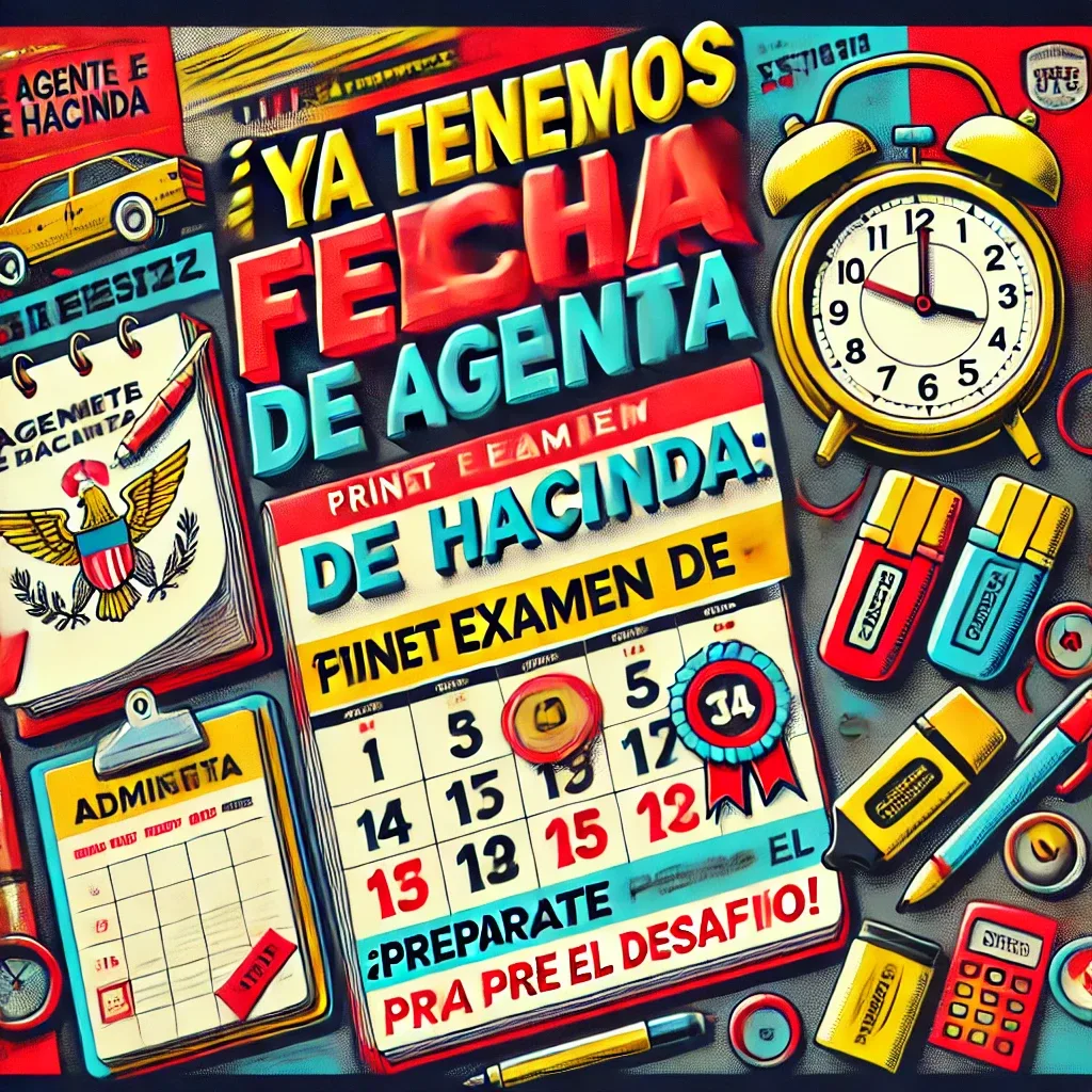 ¡Ya tenemos la fecha definitiva! Primer examen de Agente de Hacienda: ¡Prepárate para el desafío!