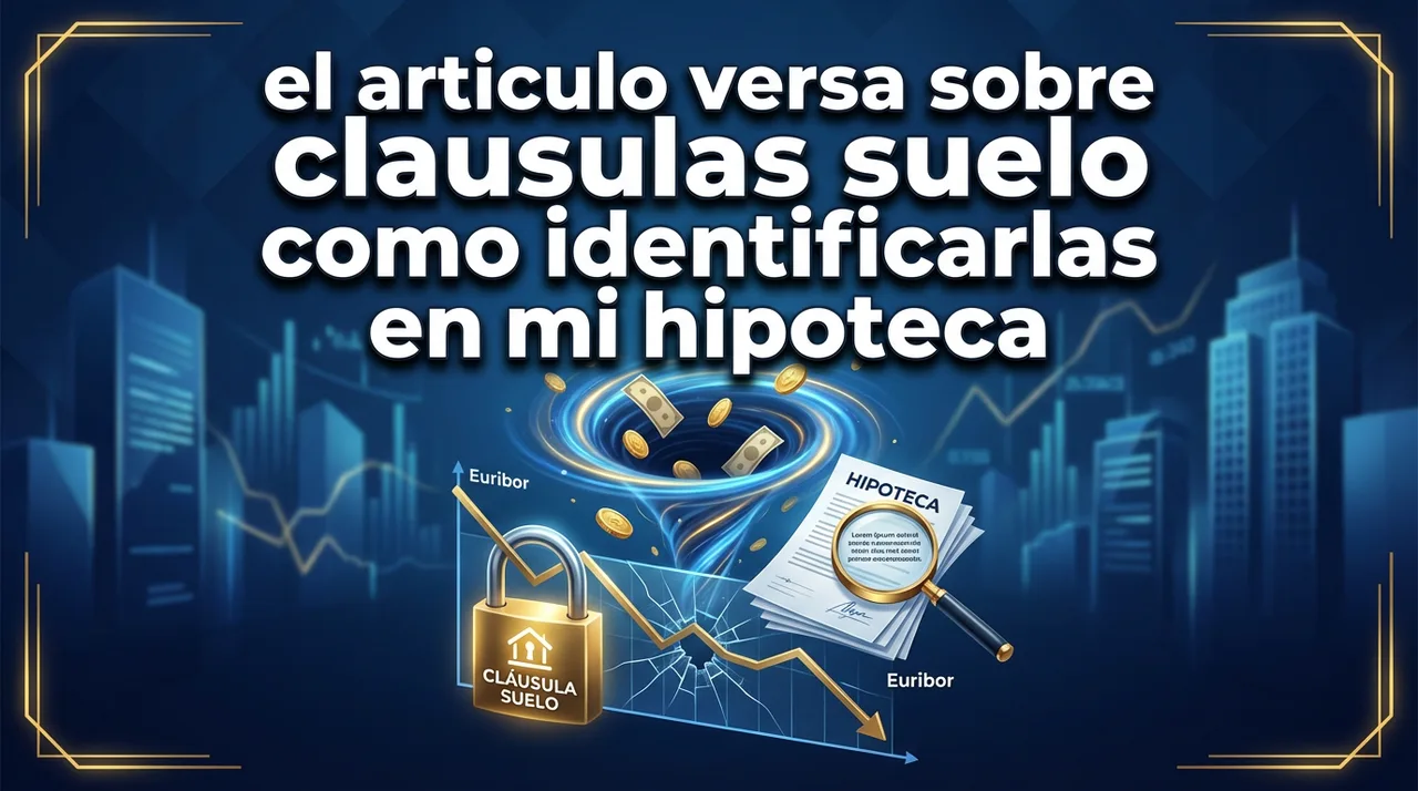 ¿Tu hipoteca tiene un agujero negro? Cómo saber si el banco te está colando una cláusula suelo